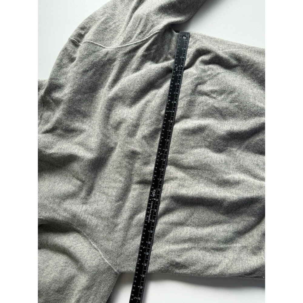 Michael Kors Wool Cashmere Rabbit Fur Lined Hooded Zip Jacket Gray XXL Gray - Picture 8 of 10